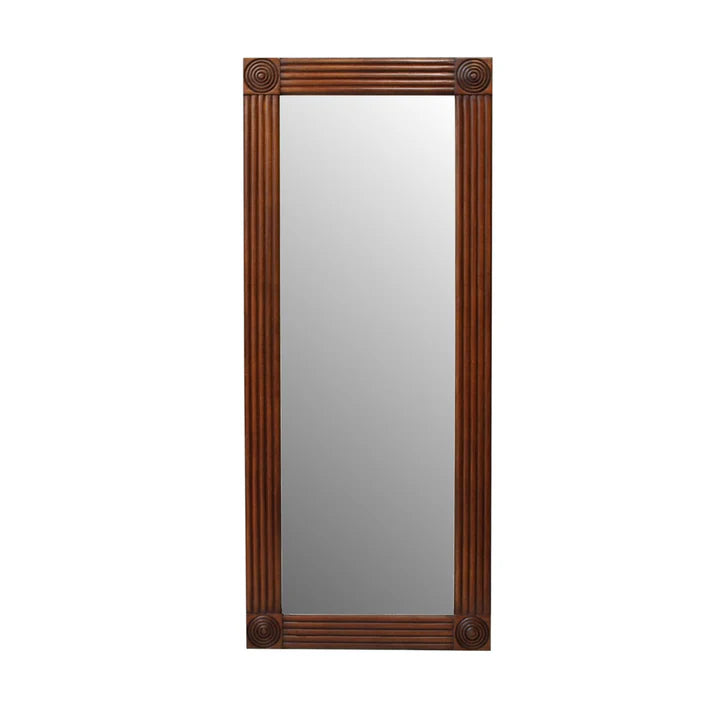Modern Chester Wood Tall Mirror - Rose Mahogany