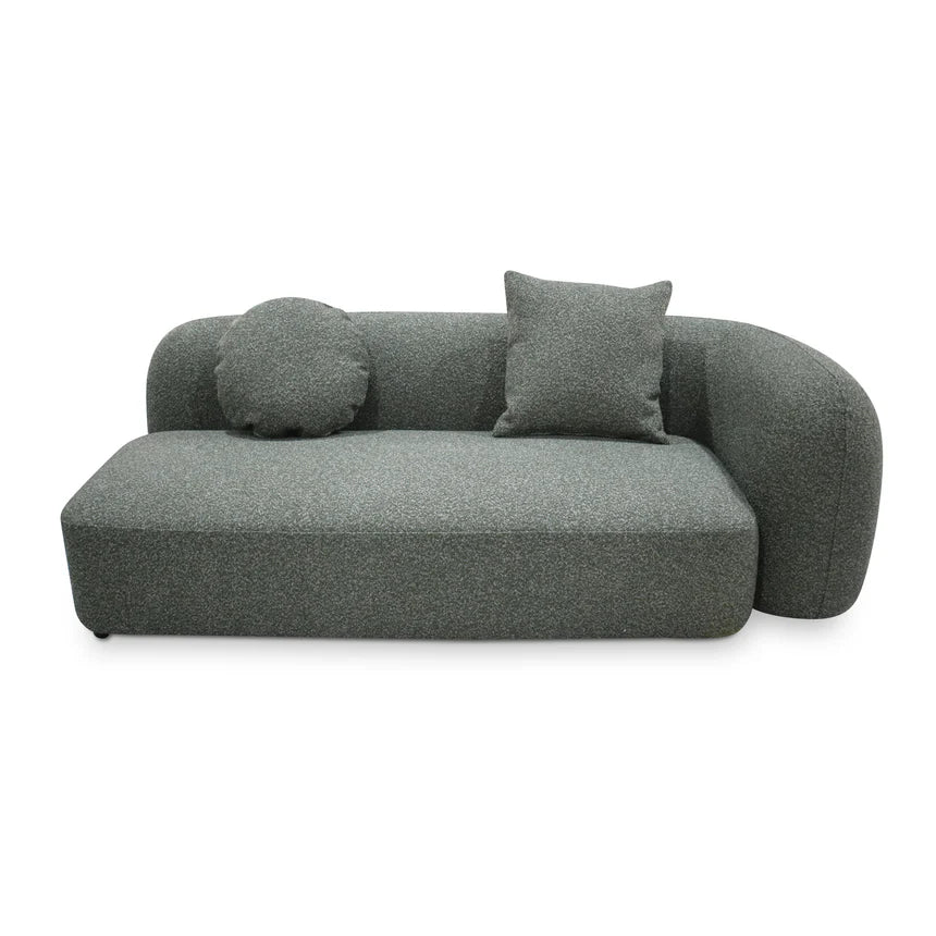 Modern Comfort Avery 3-Seater Left Chaise Sofa - Green