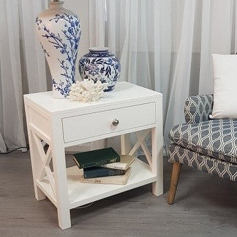 Modern Cross-Leg Bedside Table