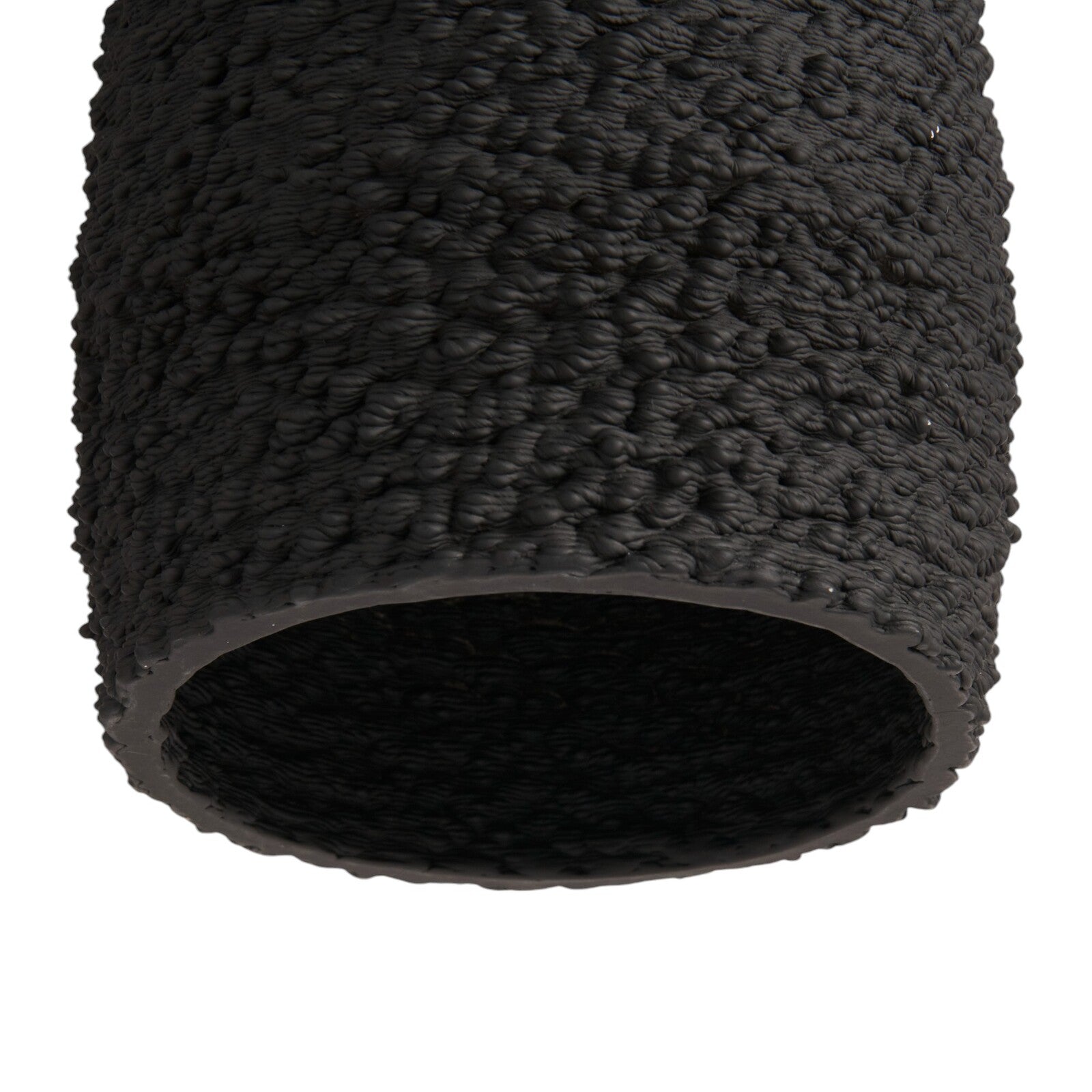 Modern Elegant Isabelle Pendant Light - Black - 28cms