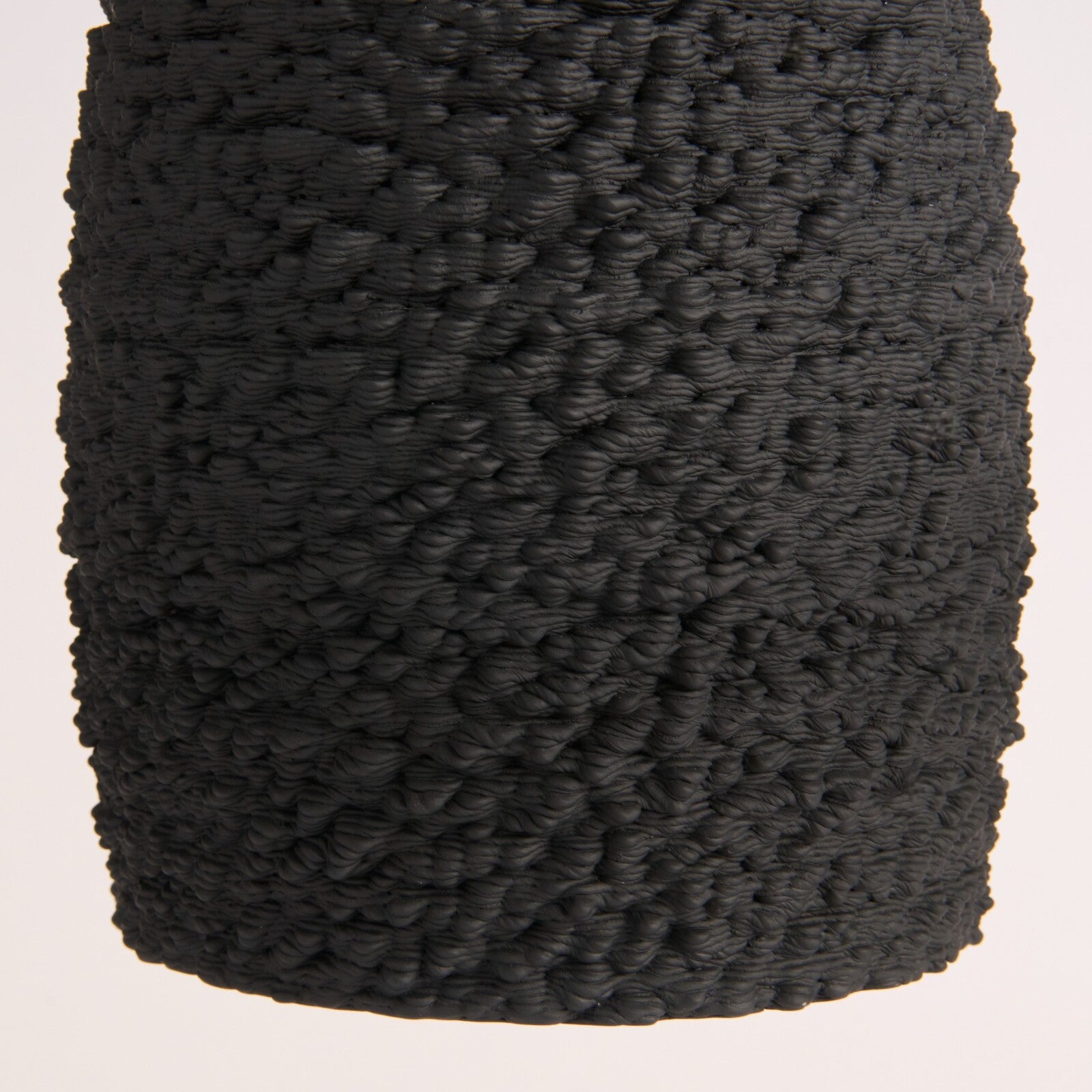 Modern Elegant Isabelle Pendant Light - Black - 28cms