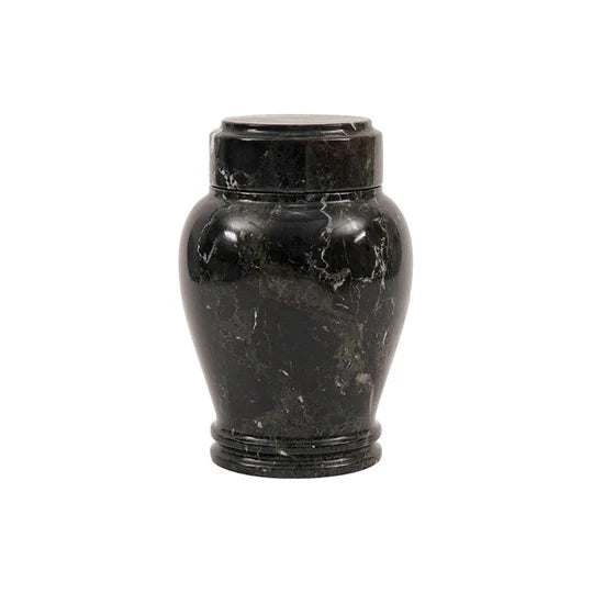 Modern Interior Polished Modern Urn - Black