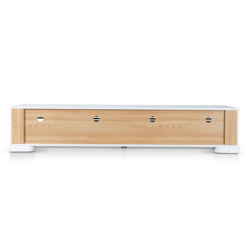 Modern Living White Entertainment Unit - 230cms