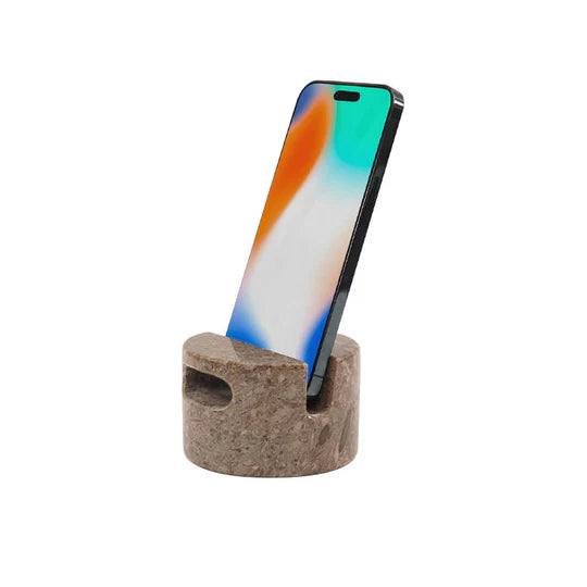 Modern Look Stylish Marble Phone Holder - Grey