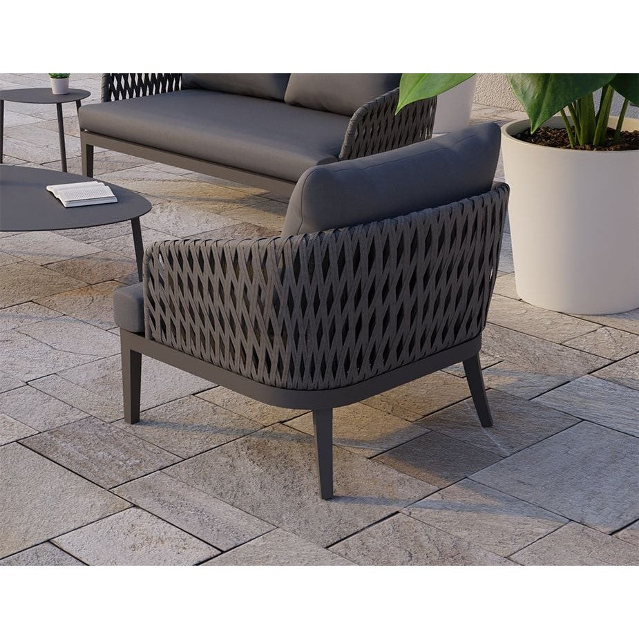 Modern Metal Inspired Cushion Sofa (Available in 2 colors)