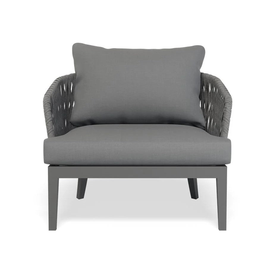Modern Metal Inspired Cushion Sofa (Available in 2 colors)