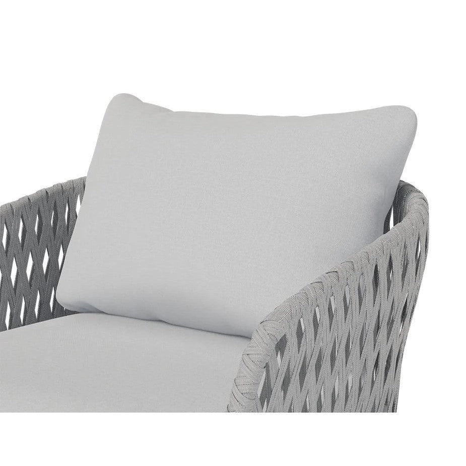 Modern Metal Inspired Cushion Sofa (Available in 2 colors)