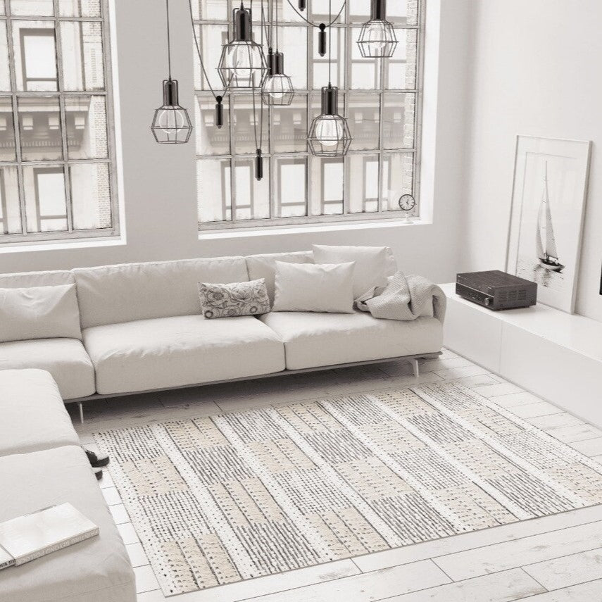 Modern Moonlight Cotton Rug