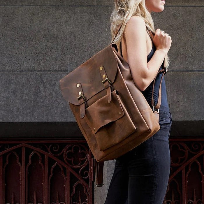 Modern Muse Beautiful Leather Backpack