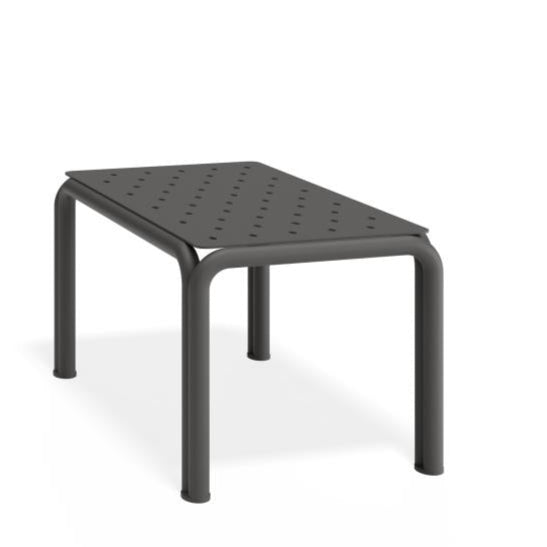 Modern Outdoor Charcoal Corner Sofa - Sandy Grey Cushion