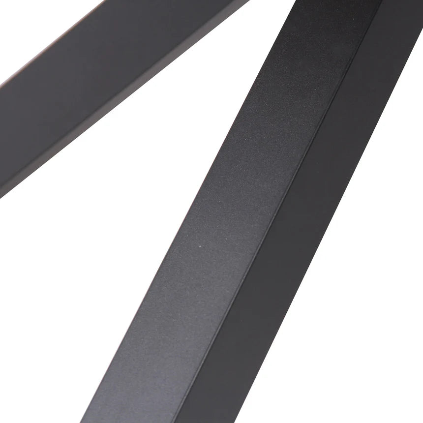 Modern Outdoor Charcoal Dining Table - 140cms