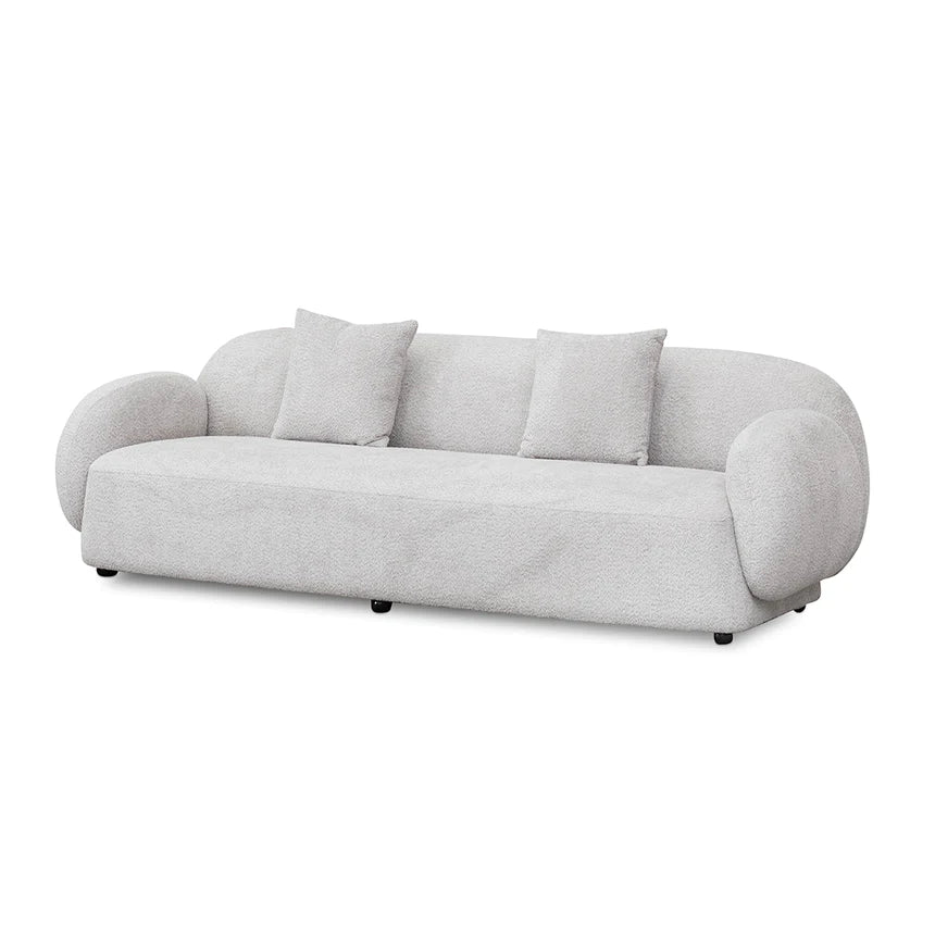 Modern Serenity 3-Seater Fabric Sofa
