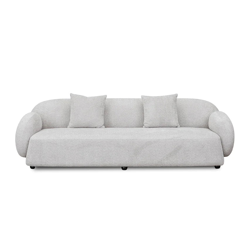 Modern Serenity 3-Seater Fabric Sofa