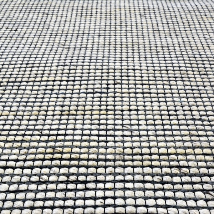 Modern Style Plush Handmade Woolen Rug - Blue