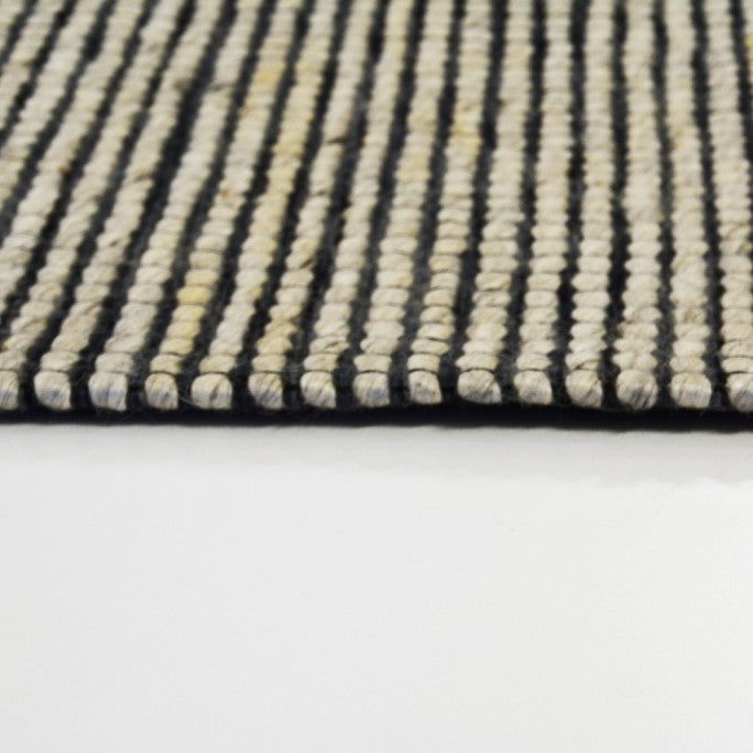 Modern Style Plush Handmade Woolen Rug - Blue