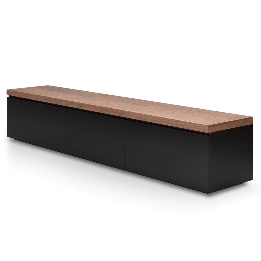 Modern Vista TV Unit 240cms - Walnut