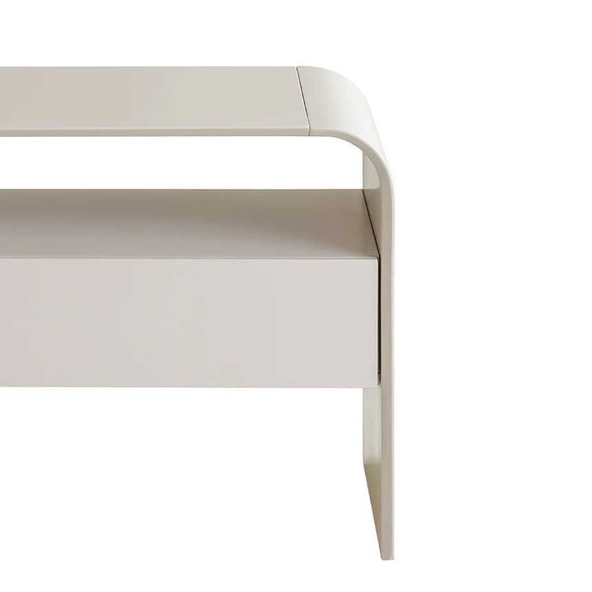 Modern Wooden Grey Bedside Table
