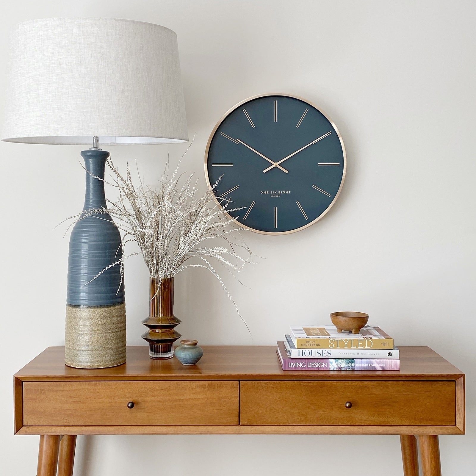 Modernist Mirage Wall Clock 40cms (Available in 2 colors)