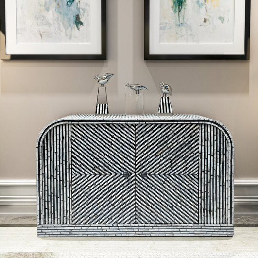 Monaco Luminous Pearl Sideboard