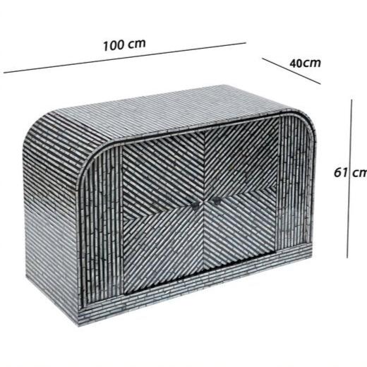 Monaco Luminous Pearl Sideboard