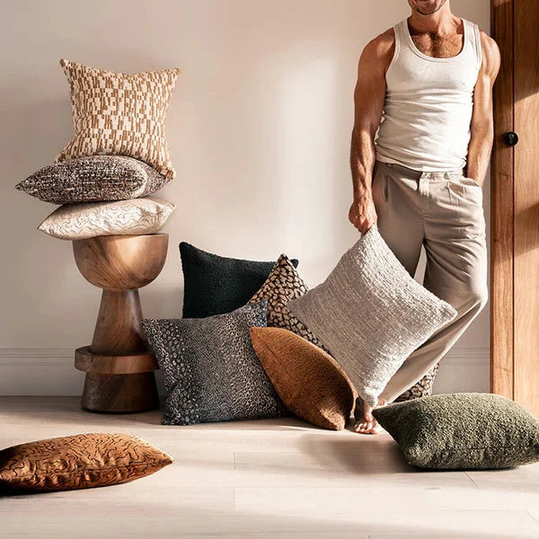 Monarch Lumbar Multicolor Cushion Cover - 50x30cms