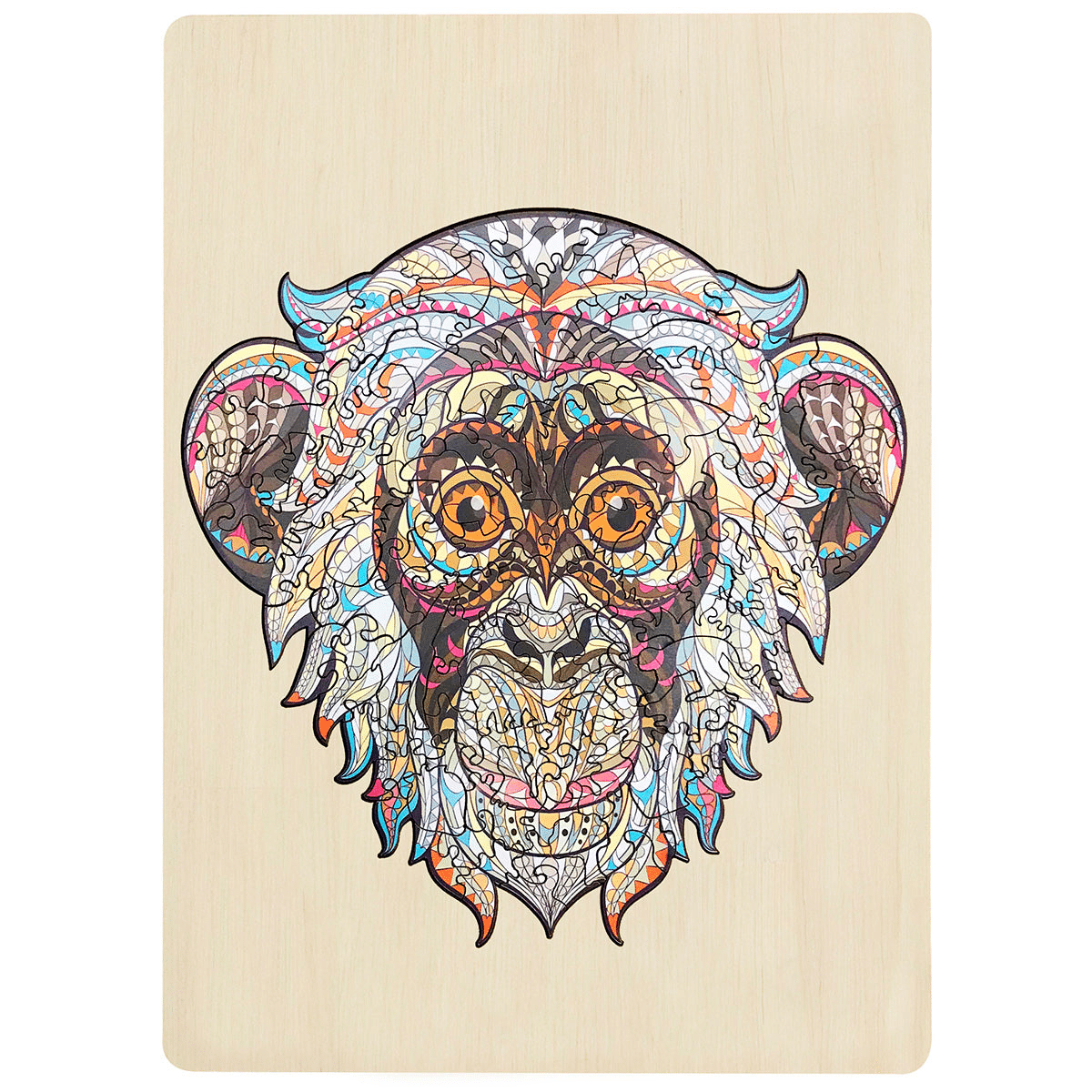 Monkey 132 Piece Wooden Puzzle