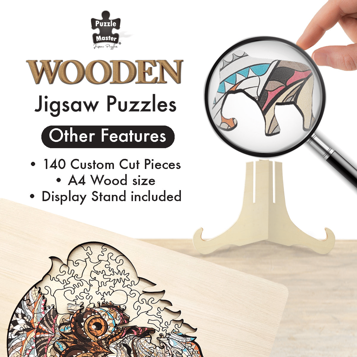 Monkey 132 Piece Wooden Puzzle