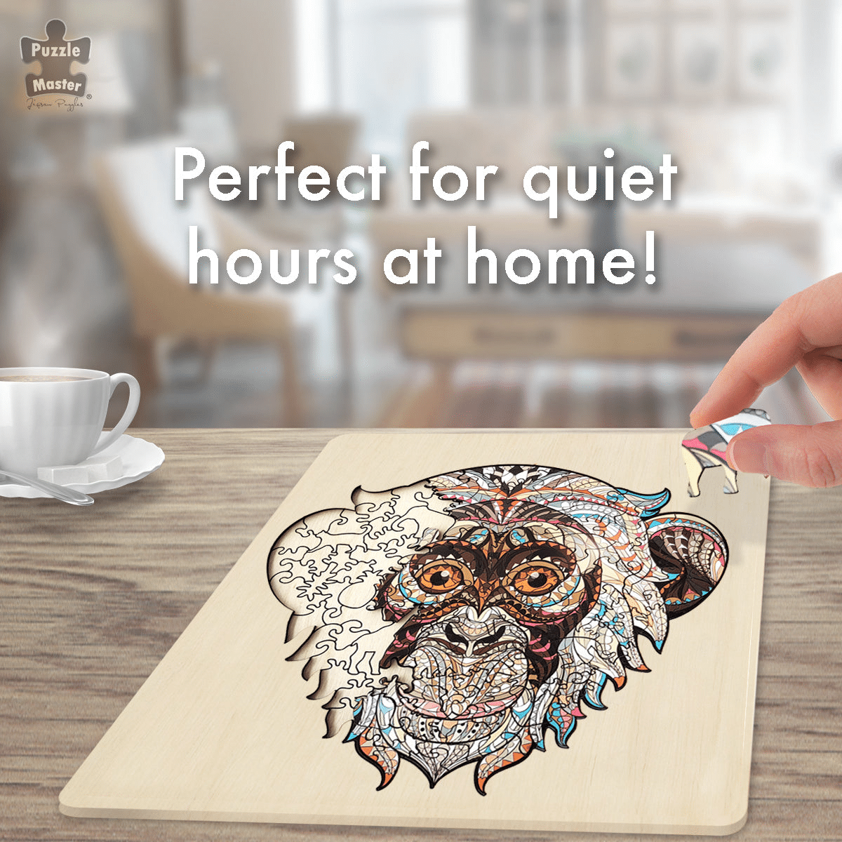 Monkey 132 Piece Wooden Puzzle