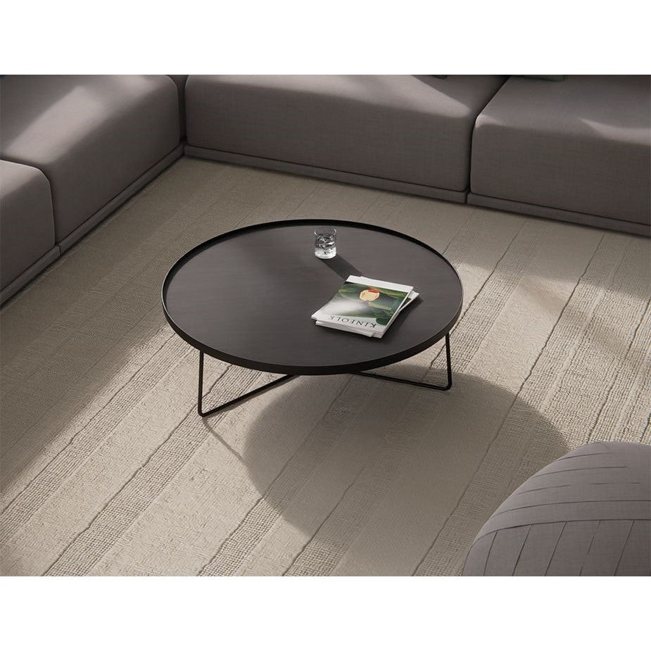 Monochrome Grandeur Black Coffee Table 90cms