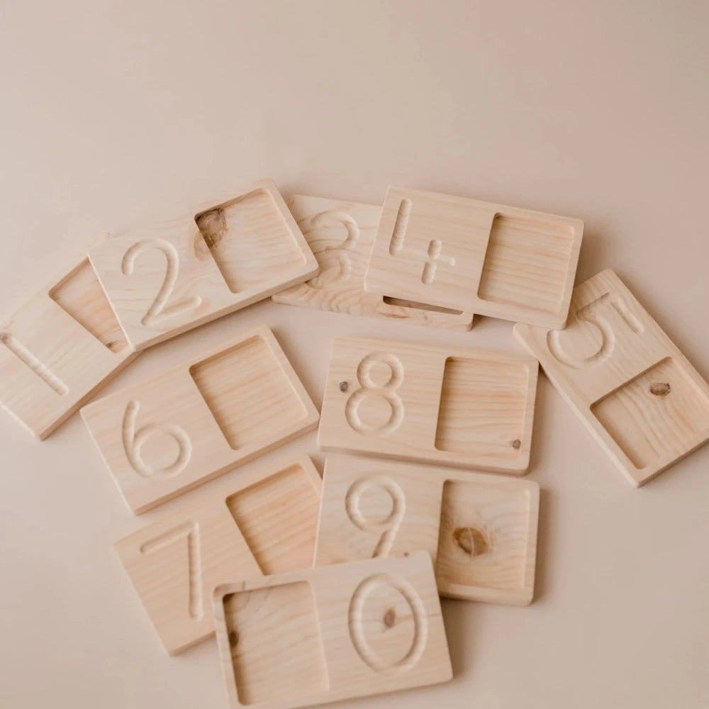 Montessori Jumbo Counting Trays