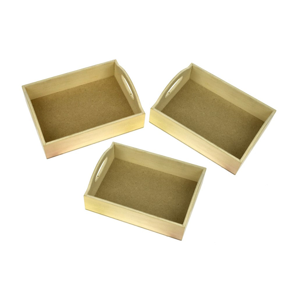 Montessori Learning Trays - Small Size (3PCS)
