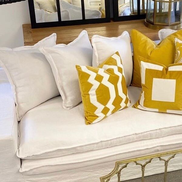 Mosman Velvet 50x50cm Cushion Cover - Gold