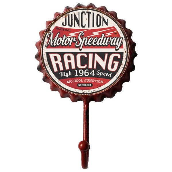 Motor Racing Bottle Cap Wall Hanging Hook