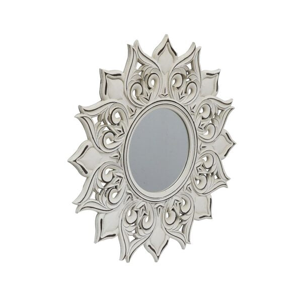 Moulded Fleur Mirror 80cms