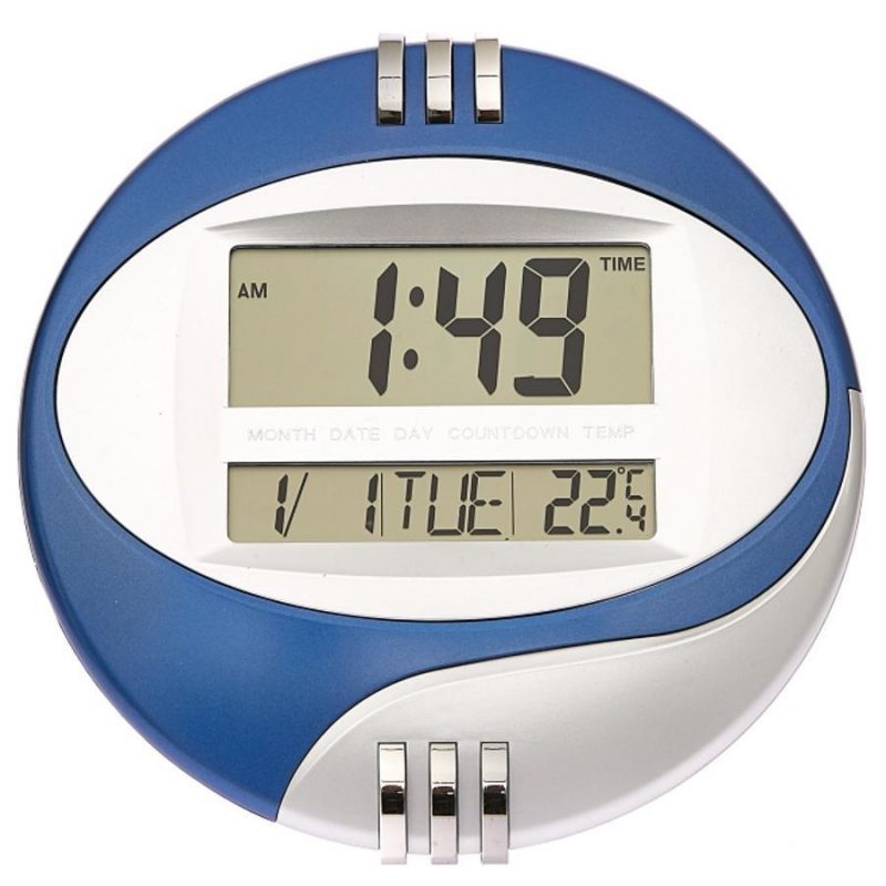 Multi-Functional Digital Tabletop Clock - Available in 2 Colors