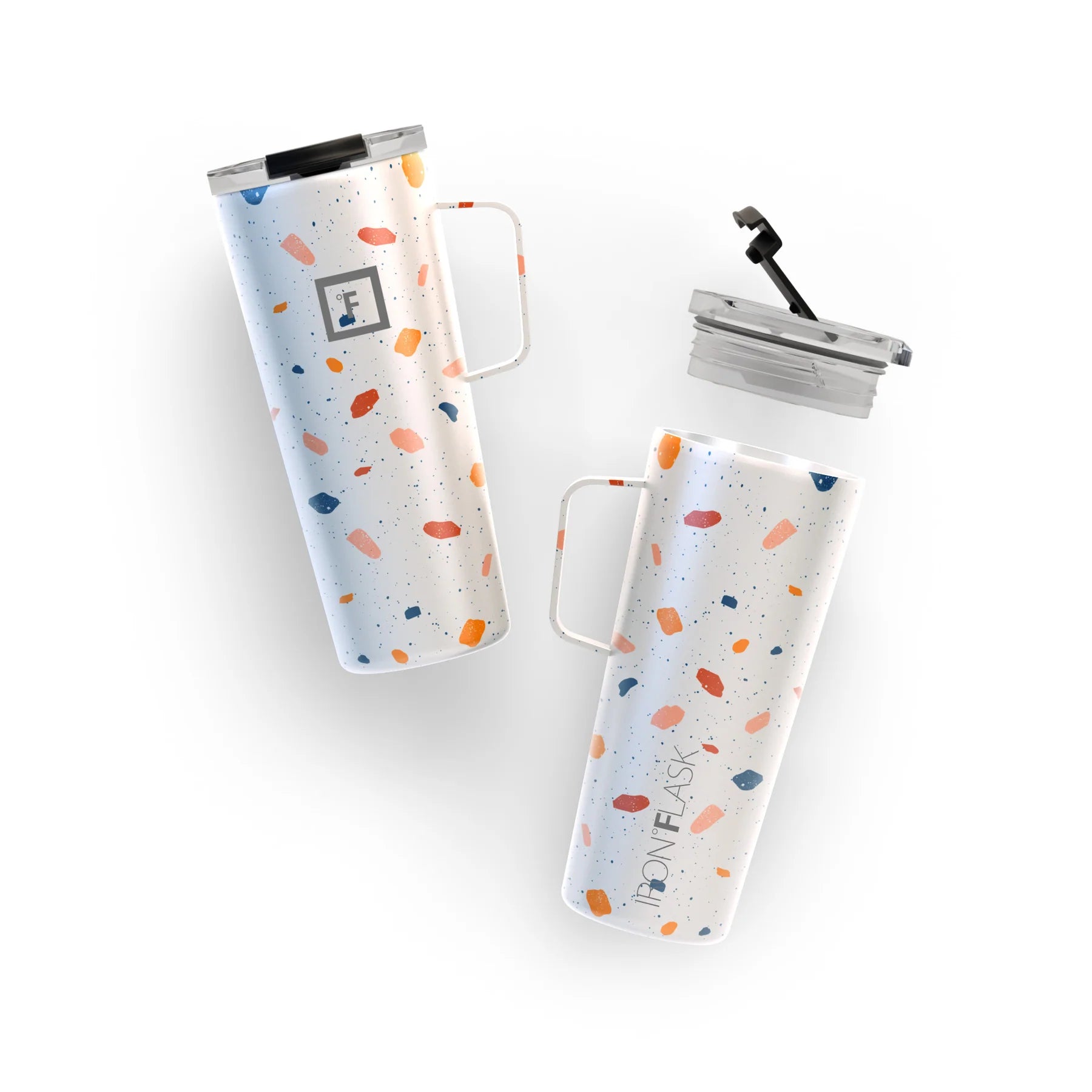 Multicolor Iron Flask Grip Coffee Mug 700ml