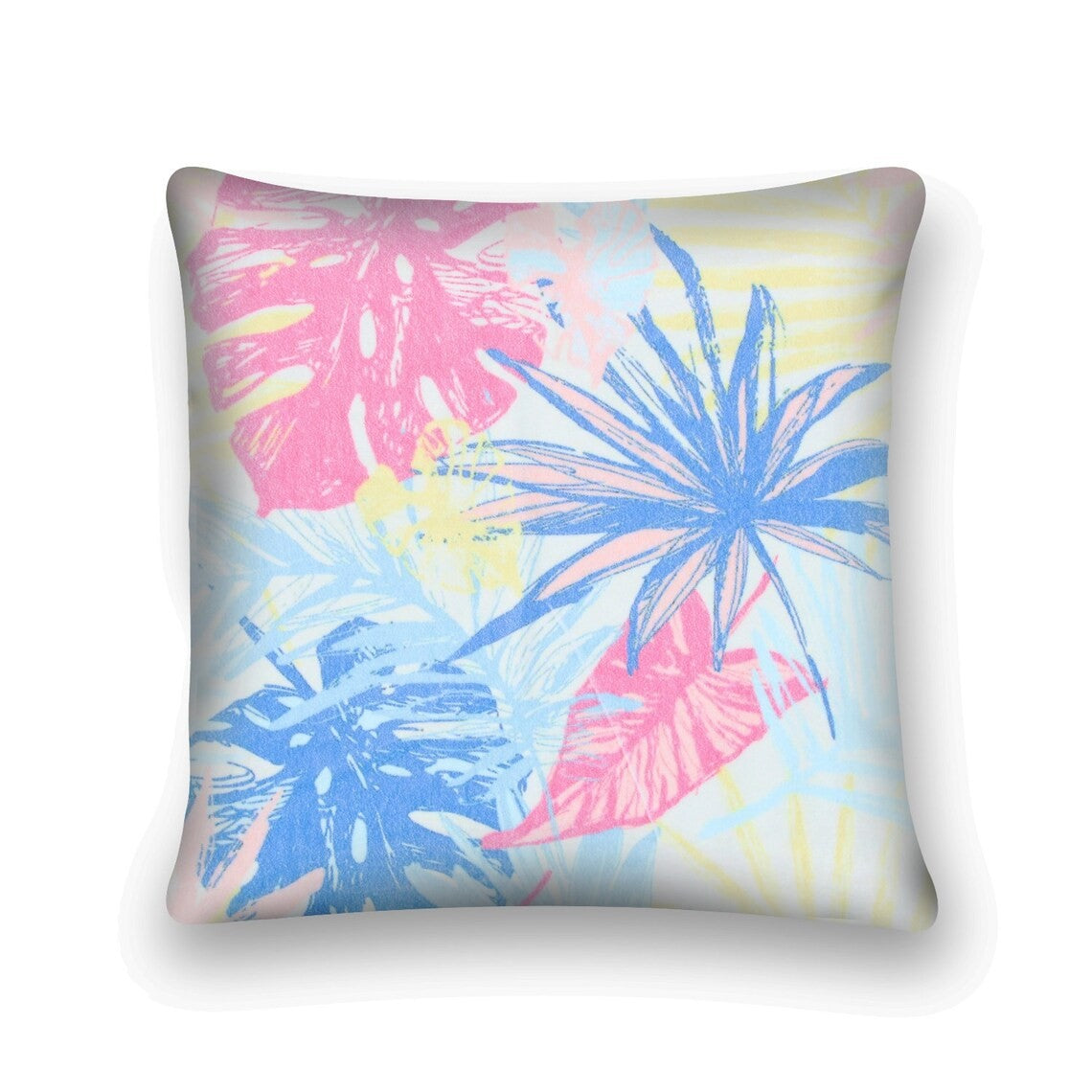 Multicolor Leaf Digital Print Cushion Cover 50 x 50cms