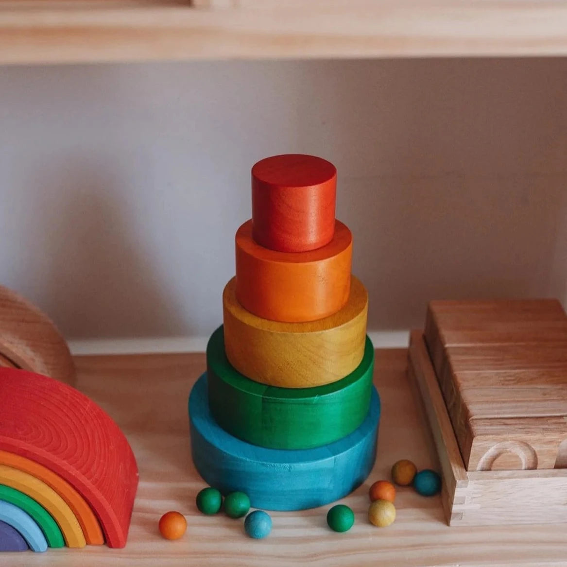 Multifunctional Colored Nesting and Stacking Bowls
