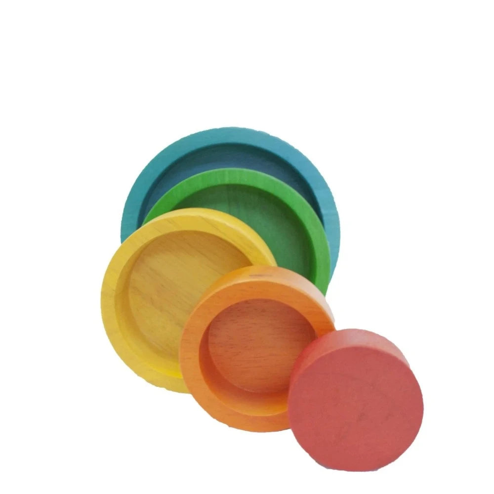 Multifunctional Colored Nesting and Stacking Bowls