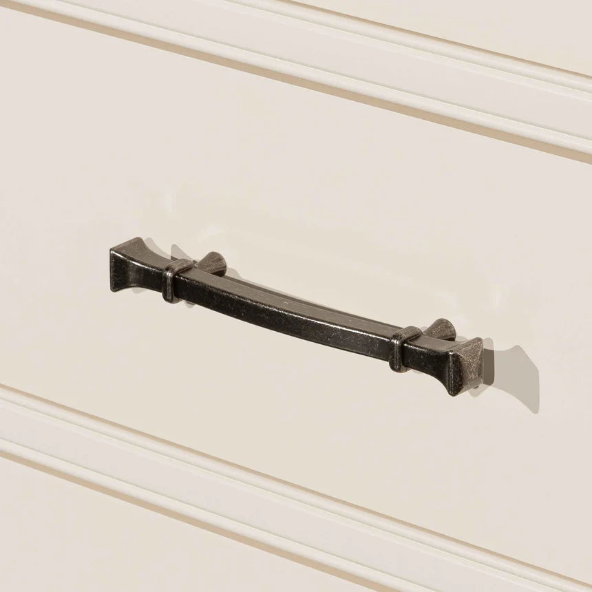 Mystique Marvel Side Table 180cms - White