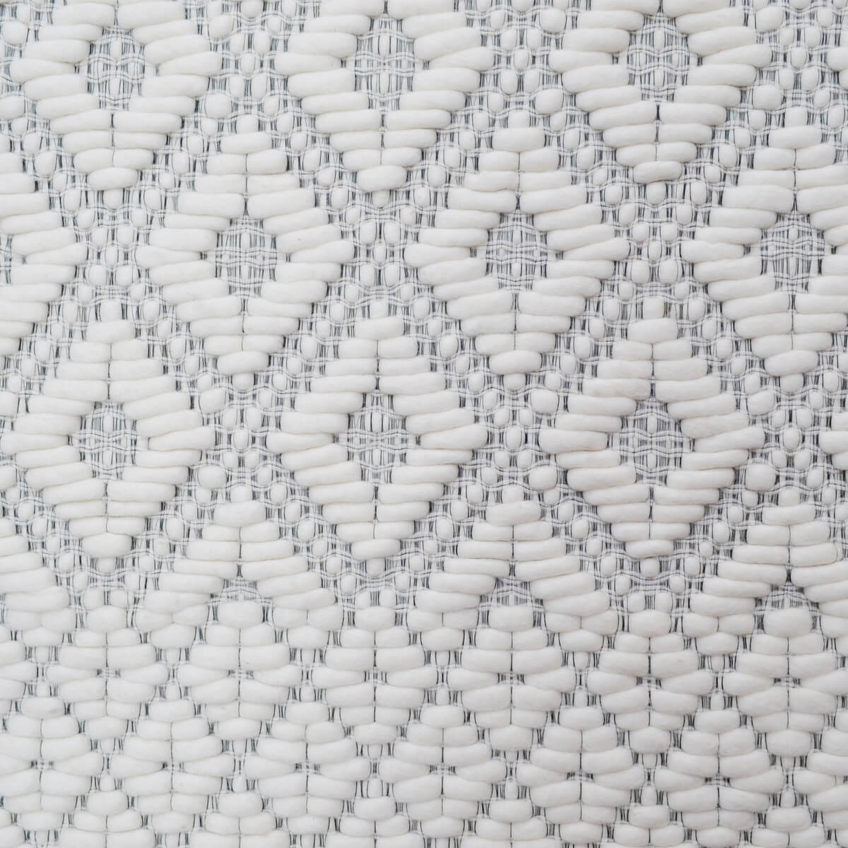 Nacre Diamond Pattern Hand Woven Woollen Rug (Available in 3 Sizes)