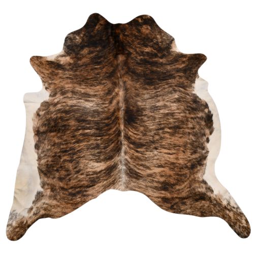 Natural Beauty Genuine Cowhide Rug - Exotic White & Brown
