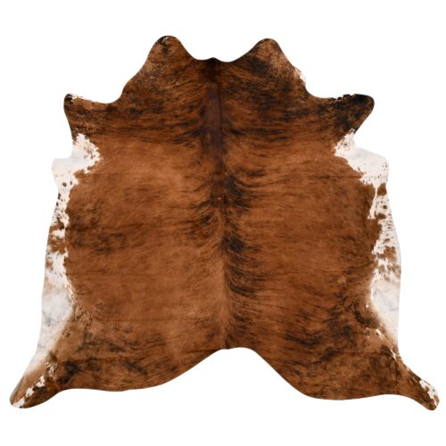 Natural Beauty Genuine Cowhide Rug - Exotic White & Brown