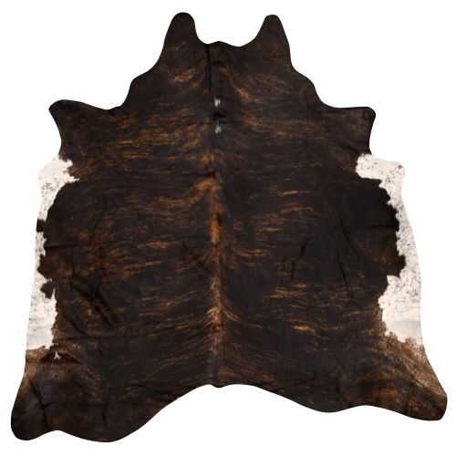 Natural Beauty Genuine Cowhide Rug - Exotic White & Brown