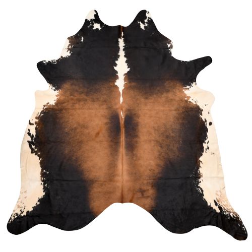 Natural Beauty Genuine Cowhide Rug - Special Red & White