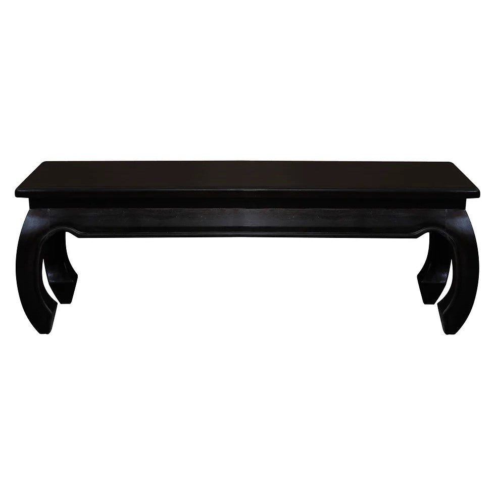 Natural Beauty Solid Timber Bench - Dark Brown