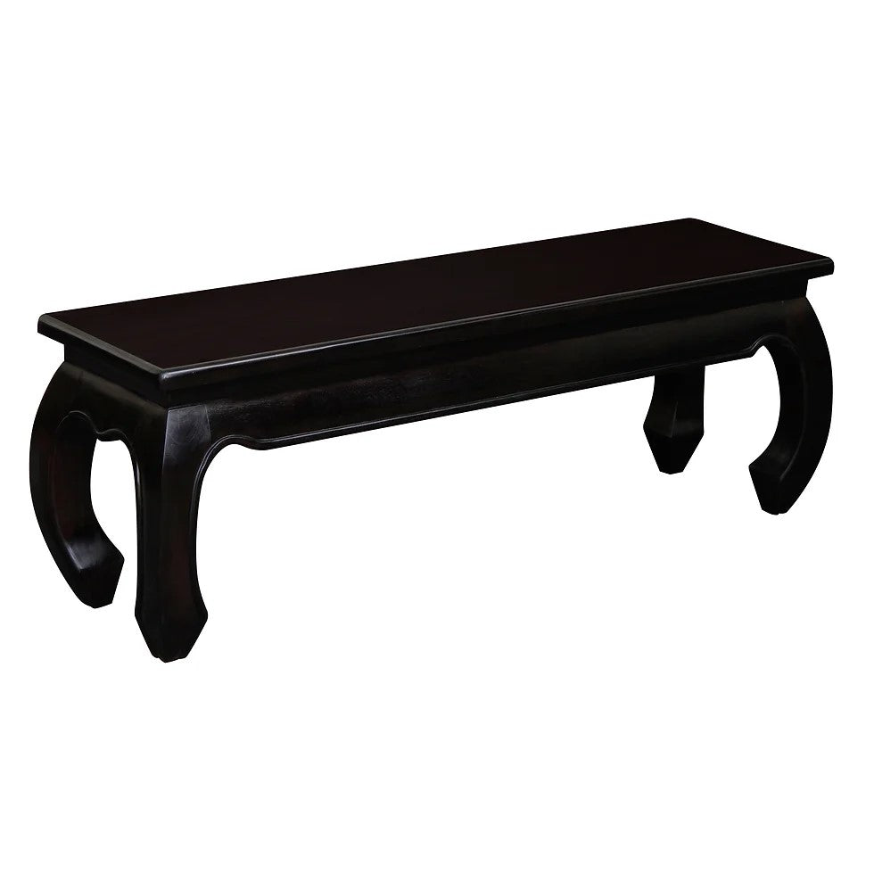 Natural Beauty Solid Timber Bench - Dark Brown