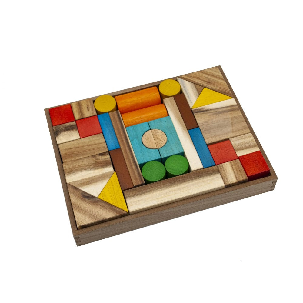 Natural Colorful Wooden Blocks