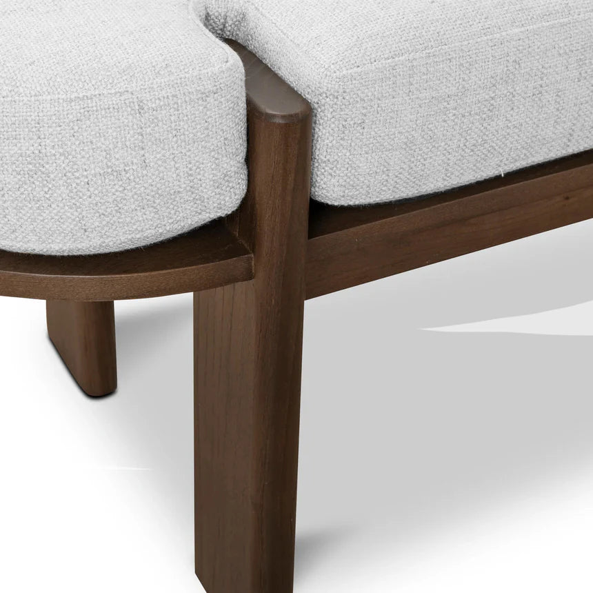 Natural Linen Oakwood Elm Bench - 160cms