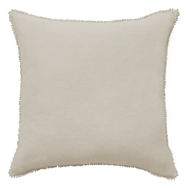 Natural Linen Oversize Square Cushion - 60x60cms